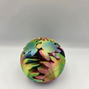 Rainbow 65mm Gear Ball in its closed form